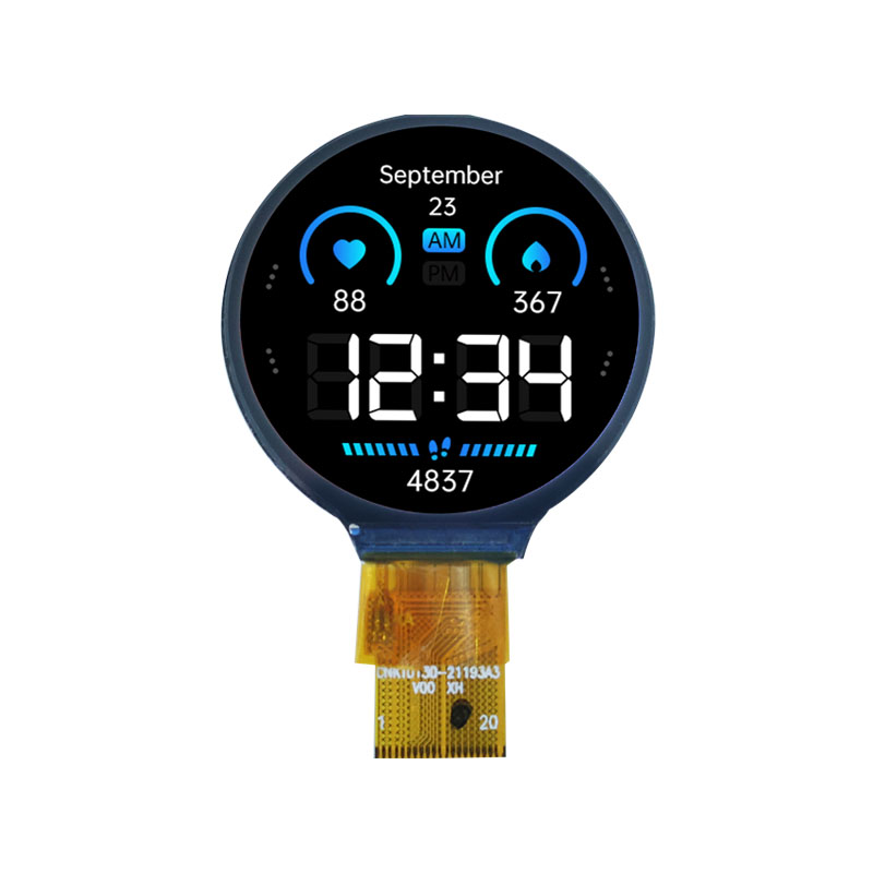 Pantalla redonda TFT de 1,3”