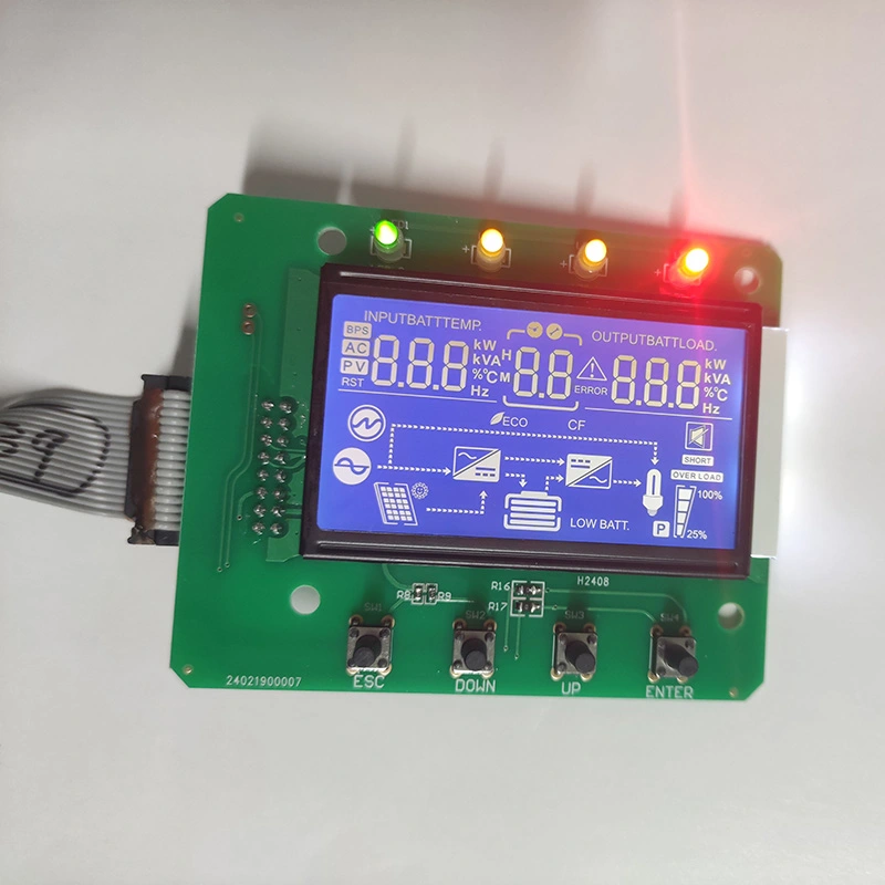 Módulo de visualización de lcd de segmento monocromático